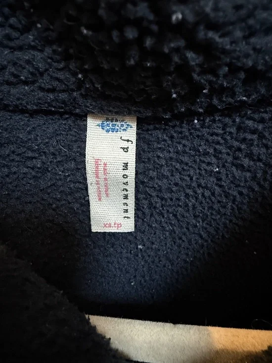 Free People Movement Black Women’s Sherpa Fleece Jacket - Picture 4 of 6